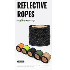 Weather Resistant Reflective Rope for Outdoor Camping 50 Meter Strong Rope