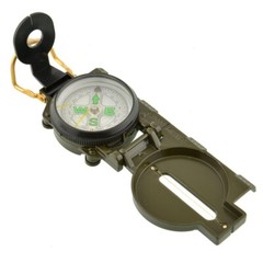 Compass Military Outdoor Camping Army Green Hiking Survival Trip Navigation Tool