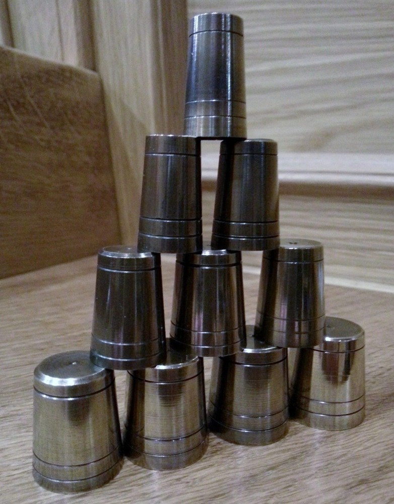 SOLID BRASS WALKING STICK “ULTRA” FERRULES. THICK *4mm BASE* Choice of 12 SIZES