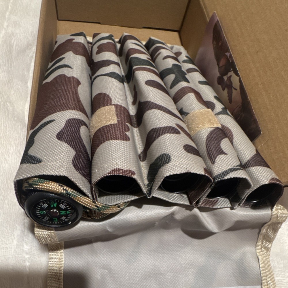 Camouflage Trekking Pole with Compass for Hiking Unisex Adults