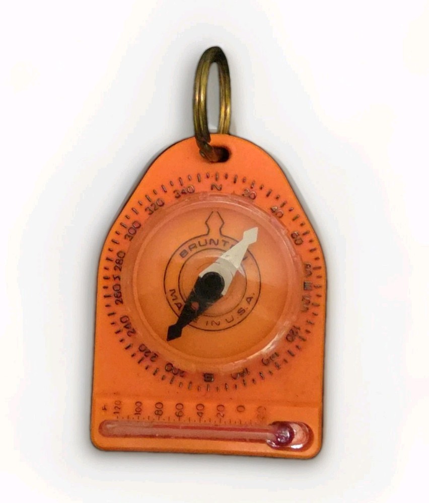 Brunton Compass Weather Temp. Wind Chill Chart Keychain Gorpcore Camping Hiking