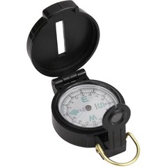 Coghlan’s Lensatic Compass with Case, Liquid Filled, Camping Survival Emergency