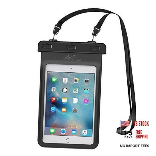 Universal Waterproof Case, Dry Bag Pouch for iPad mini Up to 8.3 inches Black