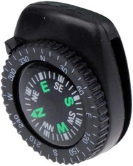 Mini Black Button Navigation Device – Compact Survival Compass for Hiking,