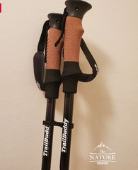 New! TrailBuddy Trekking Poles – 2-pc Pack Adjustable Hiking or Walking Sticks –