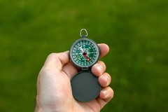 Coghlan’s Liquid Filled Compass Outdoor Navigation Durable Compact Waterproof