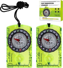 2-Pack Waterproof Kids Outdoor Compass with Magnifier & Scale