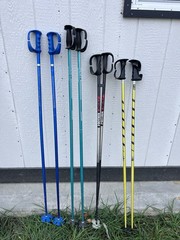 Used Ski Poles (See Description) Trekking Poles 90-140CM 36”-54” Hiking Walking