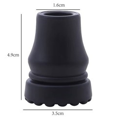 Rubber Walking Stick Ferrules 16-22mm Crutch Cane Tips Non-Slip Bottom Pad Cover