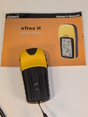 Garmin eTrex H Hiking GPS High Sensitivity Handheld GPS, works great