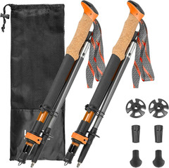 Trekking Poles, Collapsible Hiking Poles,Lightweight and Compact Walking Sticks