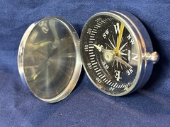 Vtg Broadway Compass Made In Japan Hiking Camping Direction Tool