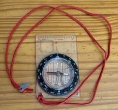 Suunto Compass With Red Cord As Is LT1