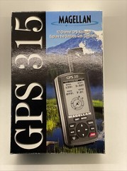Magellan 12 Channel GPS 315 Navigator Navigation Power Tested NOB