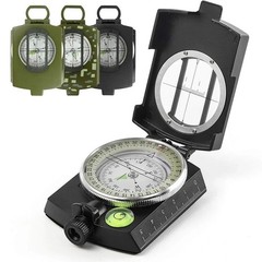 Tactical Survival Compass Metal Professional Luminous Hiking Camping Tool