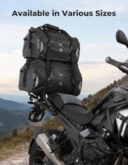 Waterproof Motorcycle Dry Bag – Duffle Tail Bag Soft Luggage, 65L Black