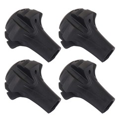 4 Pcs Hiking Pole Foot Pads Trekking Poles Accessories Tip Covers Walking Stick