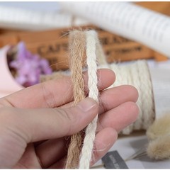 Jute Rope Twine Burlap Rope Natural Jute Material Woven Tape Style DIY Projects