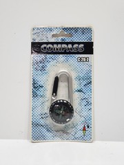 ​Carabiner Compass Model C26Z New Sealed Pack – Hiking Camping Keychain Tool