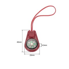 25Pcs Mini Survival Compass, Button Compass Bulk kit, Red