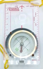 Coleman Compass with Magnifier Hikers Maps Scouts Backpacking Camping