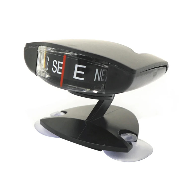 LC35 Vehicle Compass Car Ornament with Suction Cup & Sticker, LC35