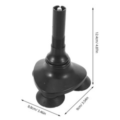 Self Standing 3 Prong Cane Tip: Support Rubber Base for 19mm/0.75″ Walking