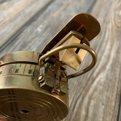 Nautical Collectible Style Vintage Solid Brass WWII Military Pocket Compass Gift