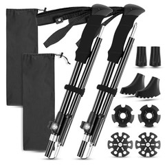 Trekking Poles for Hiking, 2Pcs Aircraft-Grade Aluminum Alloy Walking Sticks