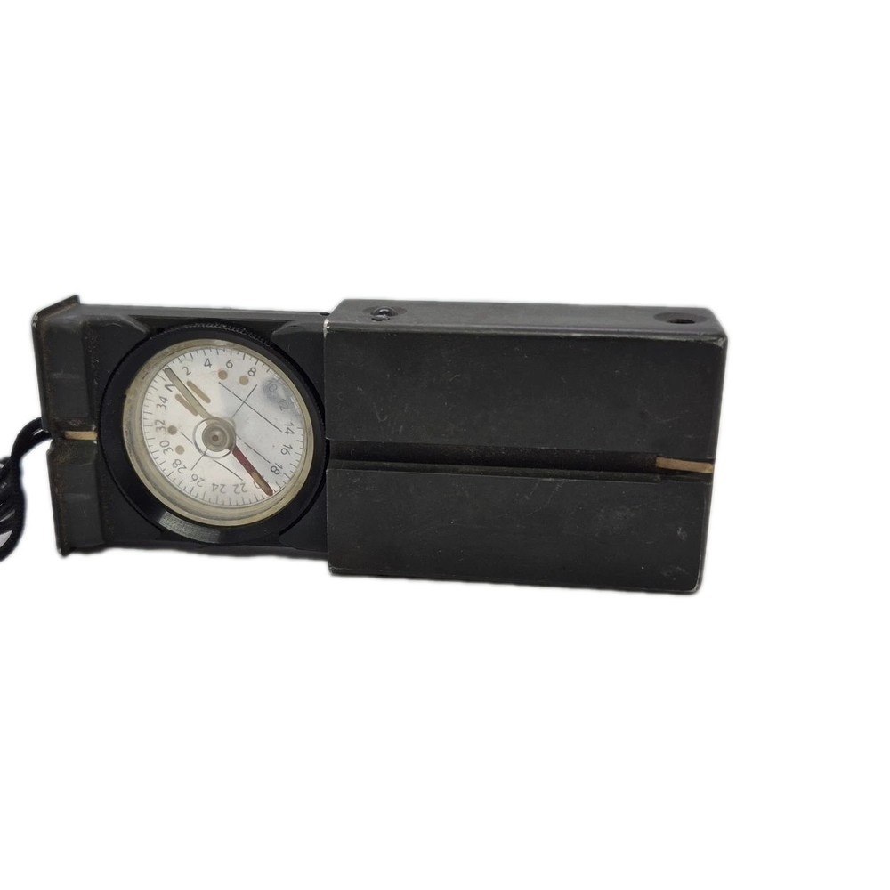 RECTA VINTAGE SWISS ARMY SLIDE-OUT MILITARY COMPASS Made In Switzerland