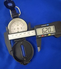 1960’s VINTAGE ENGINEER DIRECTIONAL COMPASS W/ BRASS HOOK