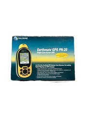 DeLorme Earthmate GPS PN-20 Handheld Hiking GPS, Battery Powered, Yellow/Black