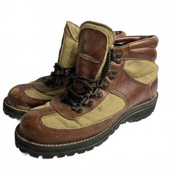 Danner Gore-Tex Vibram Men’s 8.5M Leather Hiking Boots Brown Tan USA Made