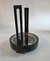 The A. Lietz Co. Black surveying Compass with Sighting Mechanism