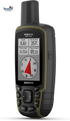 GPSMAP 65S, Button-Operated Handheld with Altimeter and Compass, Expanded Satell