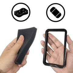 Transparent Rugged Case with Locking Lid and Shockproof Foam for Tool Storage
