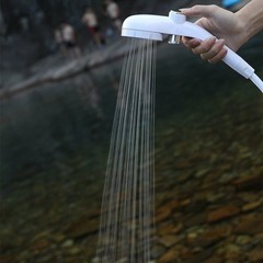 9000mAh Camping Shower with Quiet Operation and LED Display for Outdoor Use