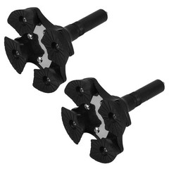 2 Pcs Crutch Protective Cover Cane Tips Replacement for Walking Canes