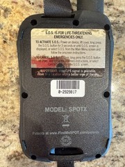 SPOT SPOT X GPS Satellite Messenger with SOS for Hiking, Orange/Black