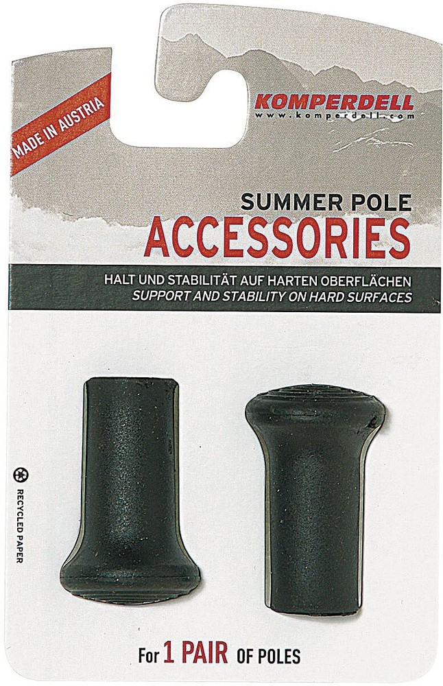 Komperdell Trekking Pole Tip Protectors – 8mm 2-Pack for Enhanced Durability