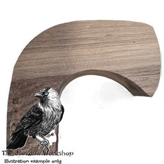 Solid English Holly Cardigan or Llandovery Stick Handle Blank