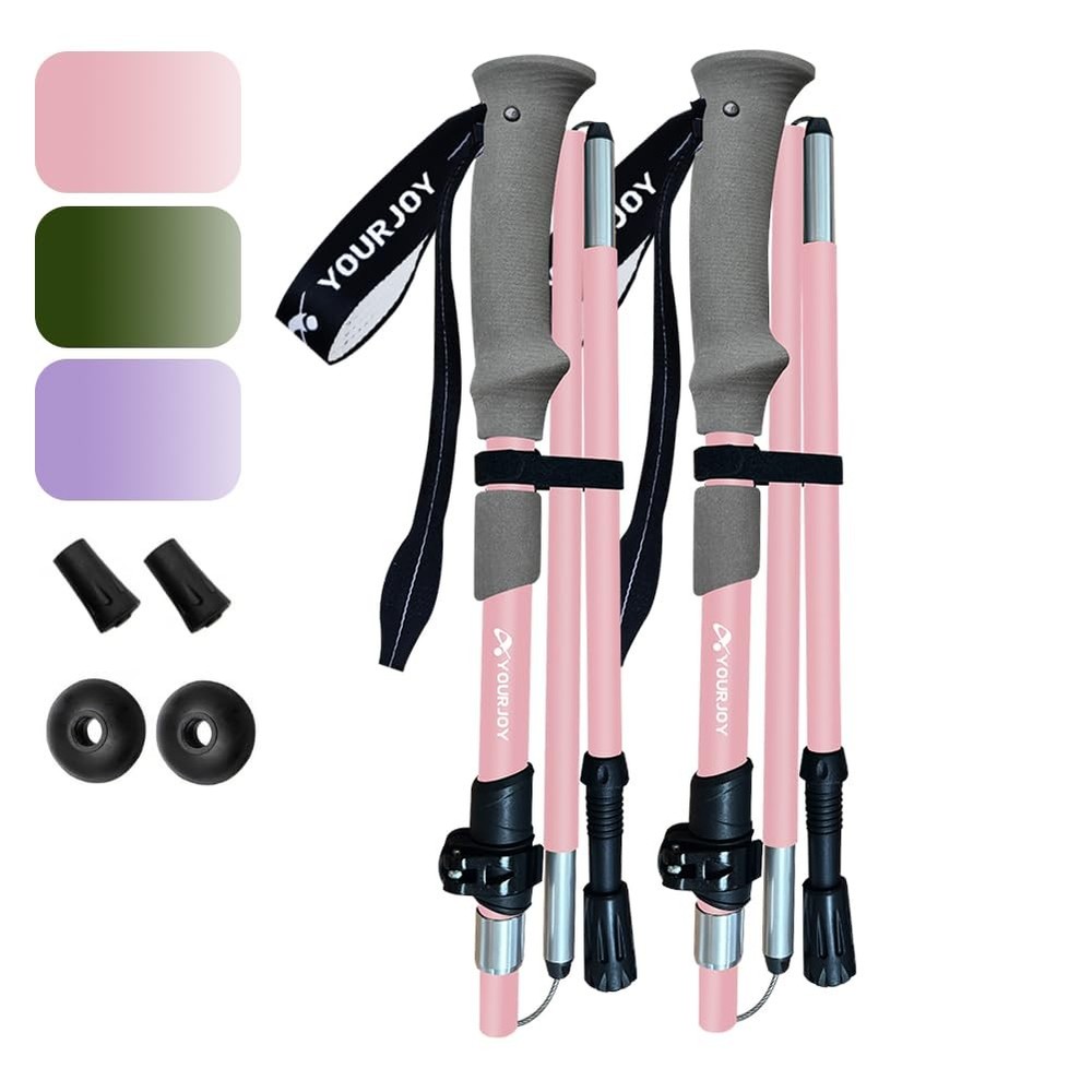 Hiking Trekking Poles (Pink)