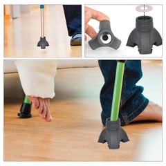 2Pcs Reusable Cane Tips Walking Pole Ends for Home Use