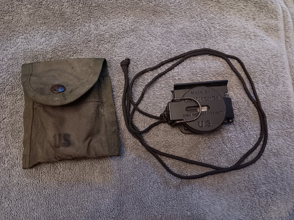 Govt Issue Tritium Land Navigation Military Compass – Army & Marine -Made in USA