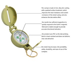 High Accuracy Compasses With Ergonomic Handle Tactically Survival Compasses