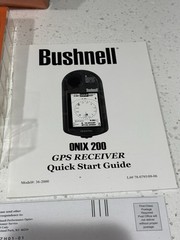 Bushnell GPS Onix 200 Handheld GPS Navigation ~ New Works!! **READ**