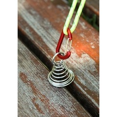 AYXSEE Outdoor Tent Pegs 11 x 3.3cm and 11 x 4.5cm Aluminum Stainless Steel Red