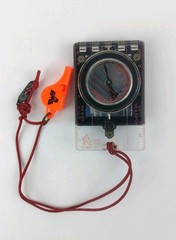 Dunno Orange Whistle Compass 50 Diameter Vintage
