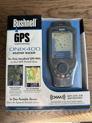 Bushnell GPS ONIX 400 Weather Tracker Portable Navigation