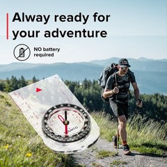 A-30 Compass: Compact, hiking compass with luminous markings in low light